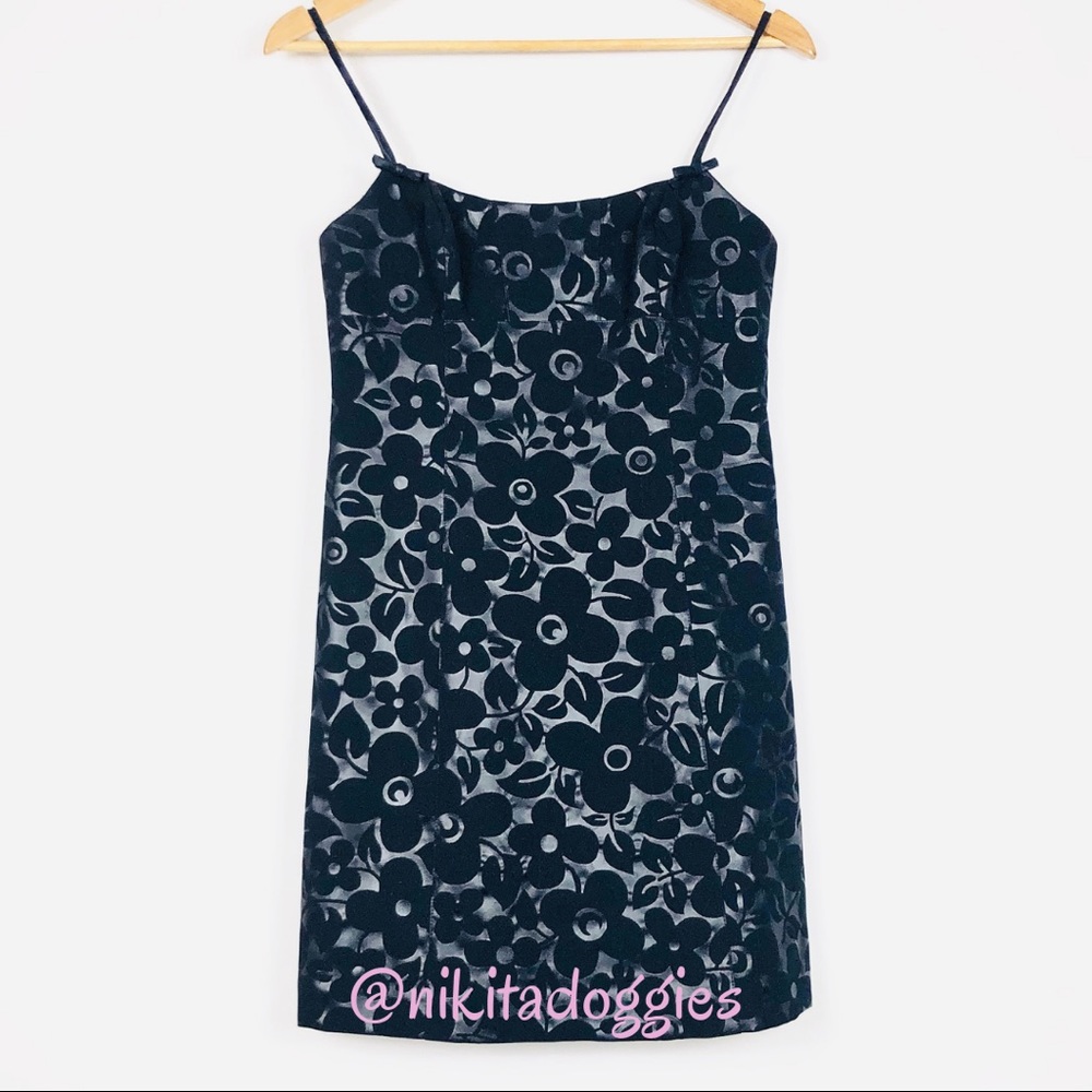 Nanette Lepore Strappy Black Cocktail Dress